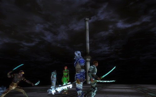 Hallifax with more heavy dudes. Stealer of Souls? I forget the quest