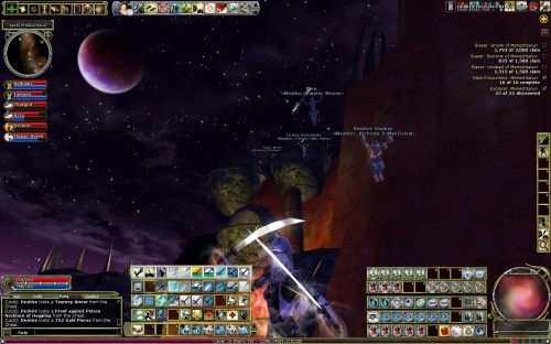 Bethanie leading a group through Menechtarun desert