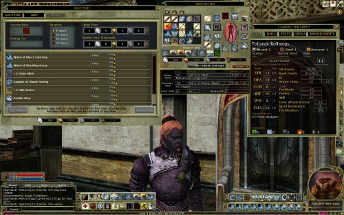 Tollande Rollmops on the job, December 29, 2008