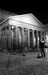 The Pantheon portico at&nbsp;night