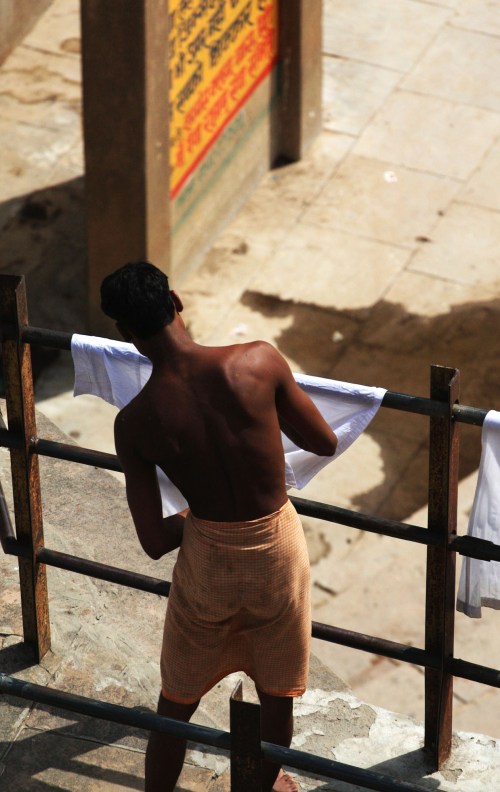 Varanasi washerman