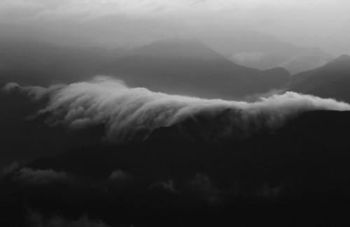 Heavy fog, Darjeeling, April 2010