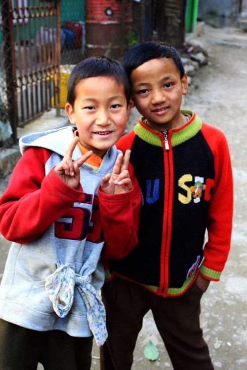 Local kids, Darjeeling