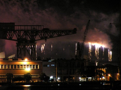 Harbour bridge fireworks 1