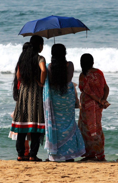8360 ladies on Varkala beach