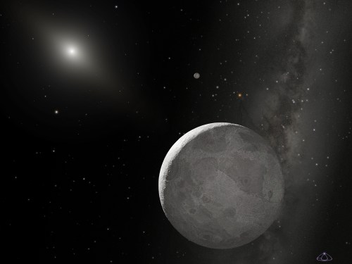 Eris, artist impression