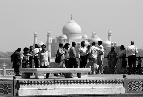 Taj Mahal from Agra Fort, March 20, 2010