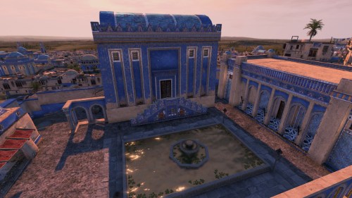 Fountain in the east