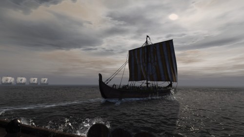 Enemy ships on the horizon