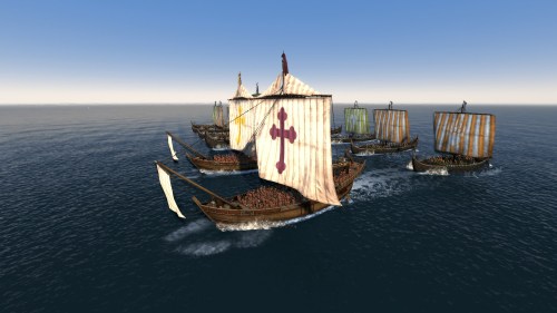 Christianity is now the dominant religion around the Mediterranean, including for many barbarian factions