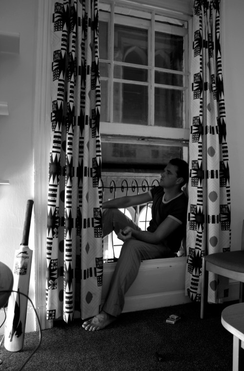 Self-Portrait, All Saints Passage, Cambridge, July 25, 2006