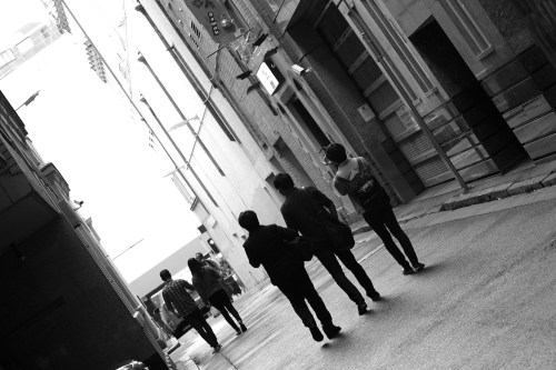 1283 Young guys, city